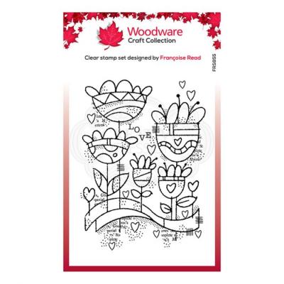 Creative Expressions Woodware Clear Stamp Singles - Love Garden